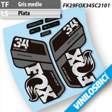 Adhesivos Fox 34 SC Performance Step Cast 2021 pegatinas en vinilo horquilla