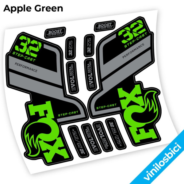 Fox 32 SC Performance Step Cast 2021 Pegatinas en vinilo adhesivo horquilla (1)