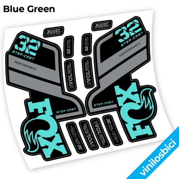 Fox 32 SC Performance Step Cast 2021 Pegatinas en vinilo adhesivo horquilla (3)
