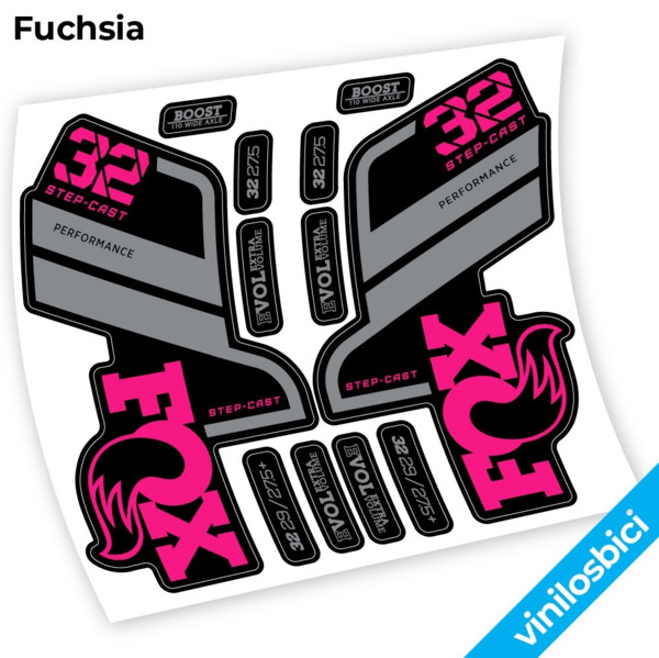 Fox 32 SC Performance Step Cast 2021 Pegatinas en vinilo adhesivo horquilla (7)