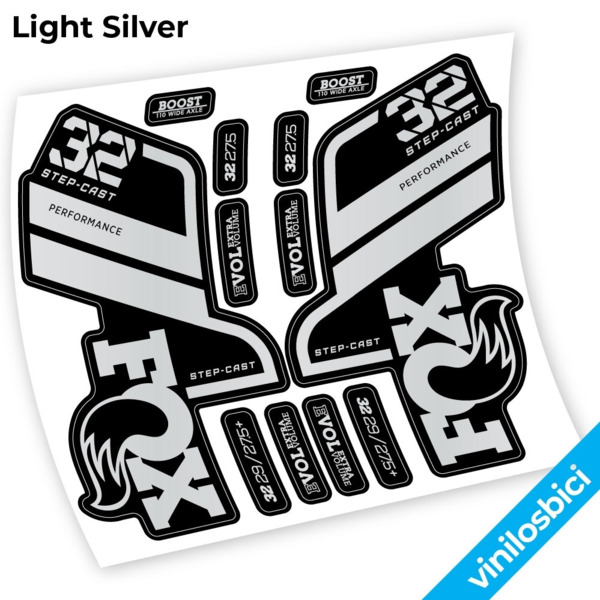 Fox 32 SC Performance Step Cast 2021 Pegatinas en vinilo adhesivo horquilla (10)