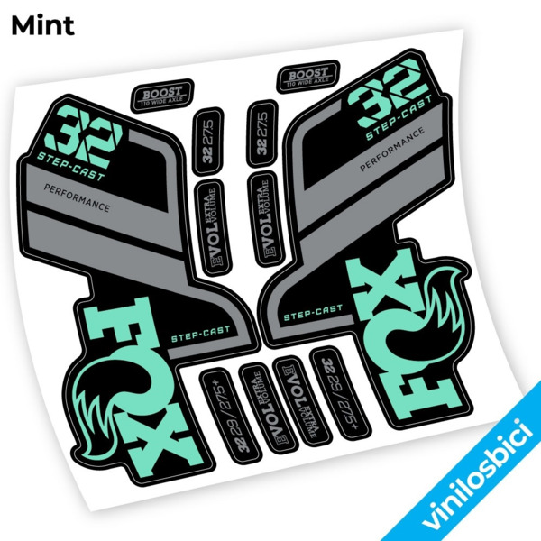 Fox 32 SC Performance Step Cast 2021 Pegatinas en vinilo adhesivo horquilla (12)
