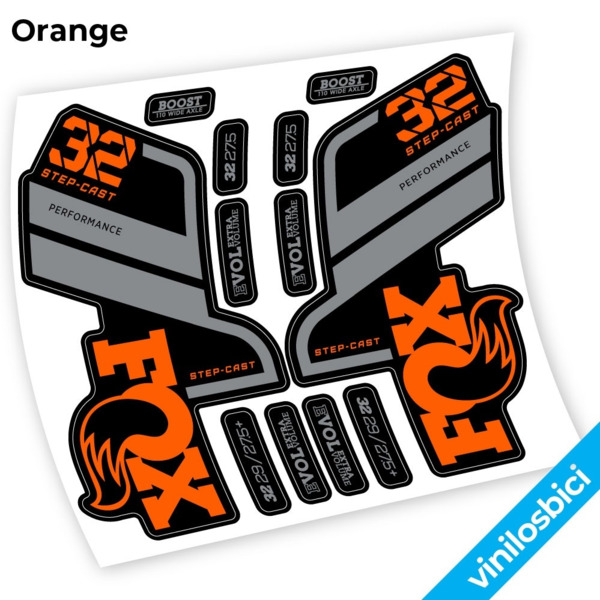 Fox 32 SC Performance Step Cast 2021 Pegatinas en vinilo adhesivo horquilla (17)