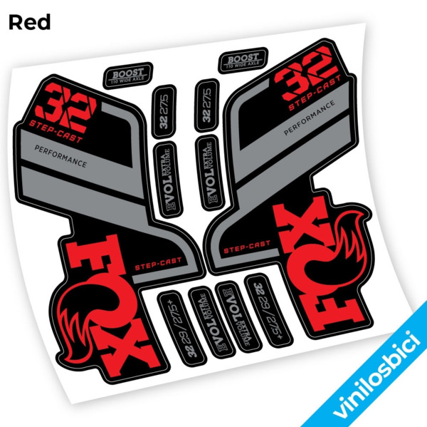 Fox 32 SC Performance Step Cast 2021 Pegatinas en vinilo adhesivo horquilla (20)