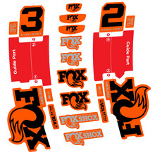 Pegatinas para Horquilla Fox 32 Step-Cast Factory 2025 en vinilo adhesivo stickers graphics calcas adesivi autocollants