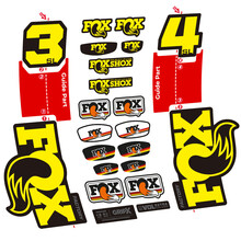 Fox 34 SL Factory Pegatinas en vinilo adhesivo Horquilla