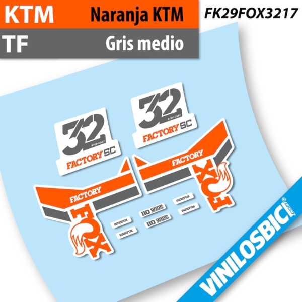  (WHKTMTF (Naranja KTM+Gris Medio+Fondo Blanco))