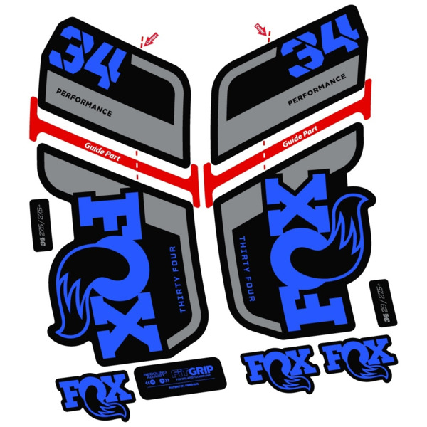 Fox 34 Performance 2022 Pegatinas en vinilo adhesivo Horquilla (5)