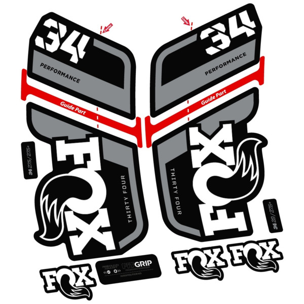 Fox 34 Performance 2022 Pegatinas en vinilo adhesivo Horquilla (6)