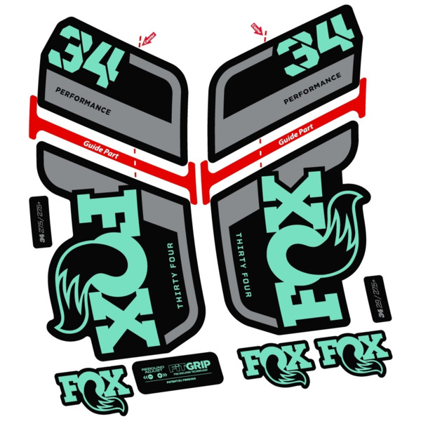 Fox 34 Performance 2022 Pegatinas en vinilo adhesivo Horquilla (9)