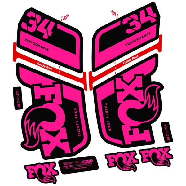 Fox 34 Performance 2022 Pegatinas en vinilo adhesivo Horquilla (20)