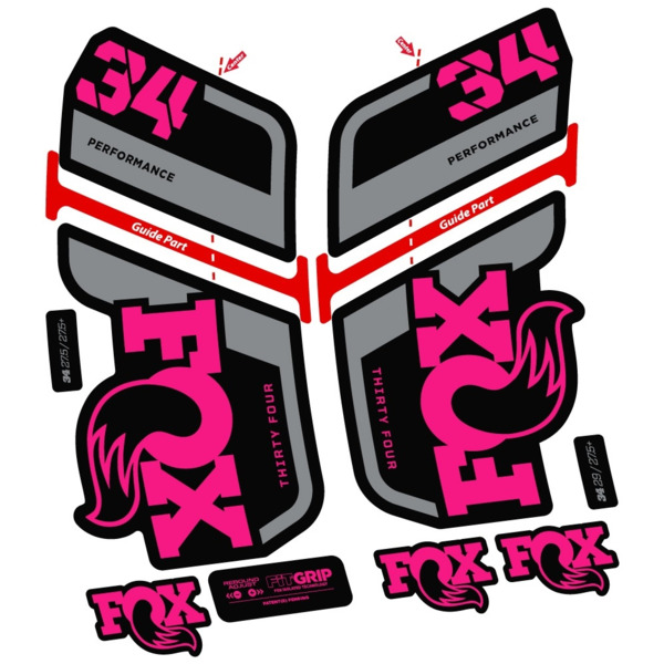 Fox 34 Performance 2022 Pegatinas en vinilo adhesivo Horquilla (21)