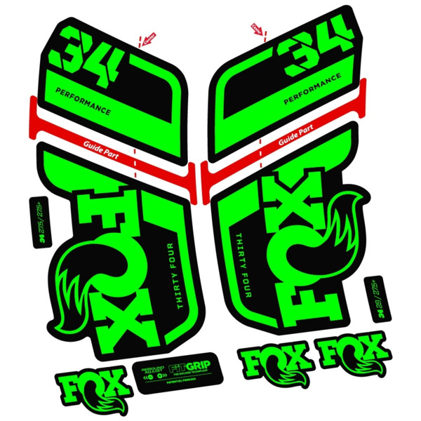 Fox 34 Performance 2022 Pegatinas en vinilo adhesivo Horquilla (23)