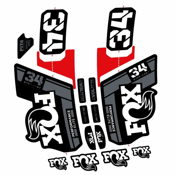 Fox 34 SC Elite 2021 Pegatinas en vinilo adhesivo Horquilla (6)