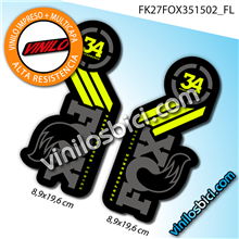 Fox 34 Vinilos adhesivos