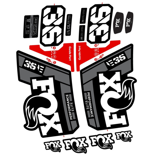 FOX 36 Elite E-Bike Pegatinas en vinilo adhesivo Horquilla (6)