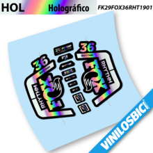 Fox 36 Rhythm 2019 Vinilos adhesivos horquilla