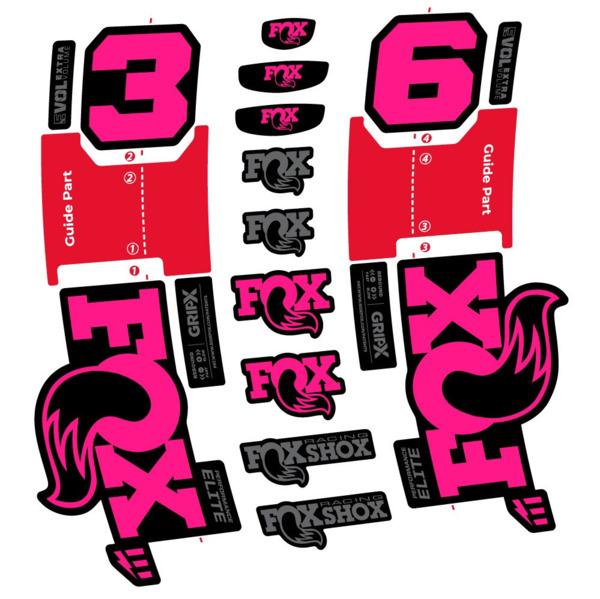 FOX 36 Performance Elite E-Optimized Pegatinas en vinilo adhesivo Horquilla (1)