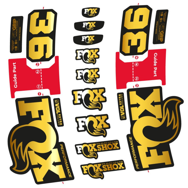 FOX 36 Performance Pegatinas en vinilo adhesivo Horquilla (14)