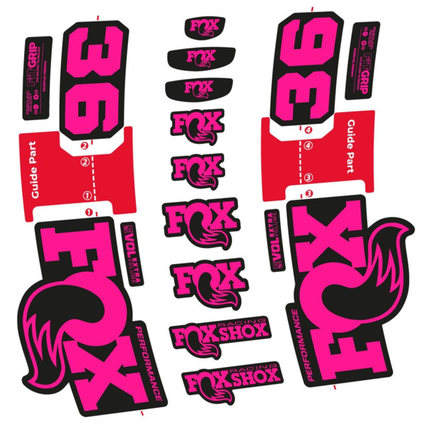 FOX 36 Performance Pegatinas en vinilo adhesivo Horquilla (20)