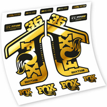 Fox 36 Rhythm 2021 Pegatinas en vinilo adhesivo Horquilla