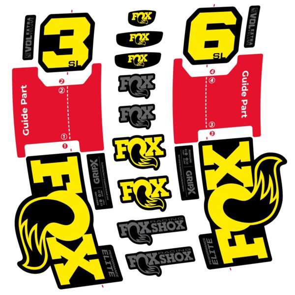 FOX 36 SL Performance Elite Pegatinas en vinilo adhesivo Horquilla (3)