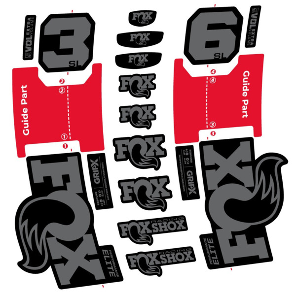 FOX 36 SL Performance Elite Pegatinas en vinilo adhesivo Horquilla (7)