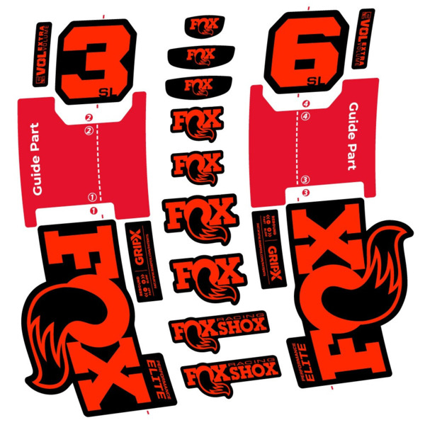 FOX 36 SL Performance Elite Pegatinas en vinilo adhesivo Horquilla (18)