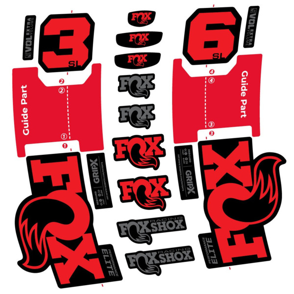 FOX 36 SL Performance Elite Pegatinas en vinilo adhesivo Horquilla (19)