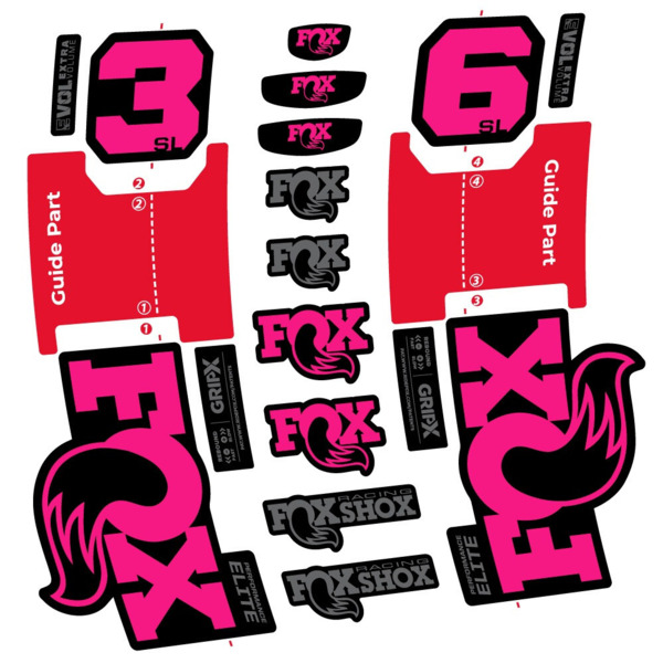 FOX 36 SL Performance Elite Pegatinas en vinilo adhesivo Horquilla (21)