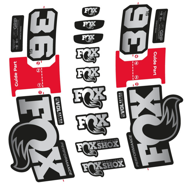 FOX 36 SL Performance Pegatinas en vinilo adhesivo Horquilla (16)