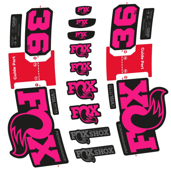 FOX 36 SL Performance Pegatinas en vinilo adhesivo Horquilla (21)