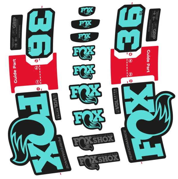 FOX 36 SL Performance Pegatinas en vinilo adhesivo Horquilla (22)