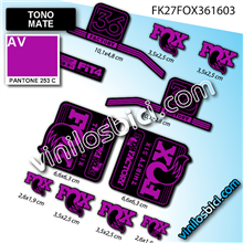 Fox 36 vinilos adhesivos