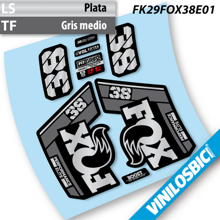 ▷Pegatinas Horquilla Fox 38 Elite Performance 2021