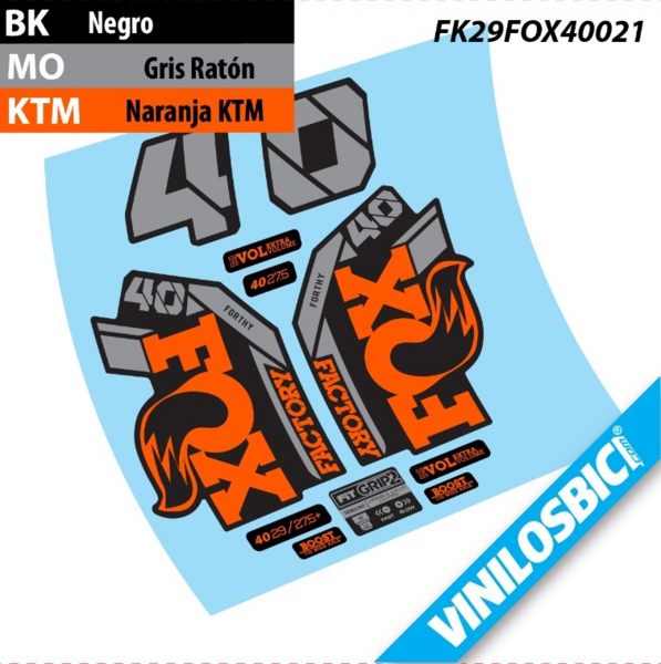  (KTMMOBK (Naranja KTM+Gris Ratón+Negro))