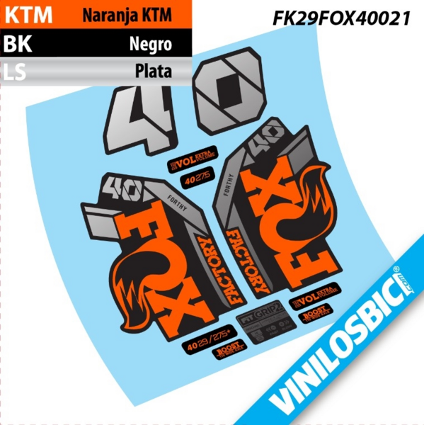  (KTMBKLS (Naranja KTM+Negro+Plata))