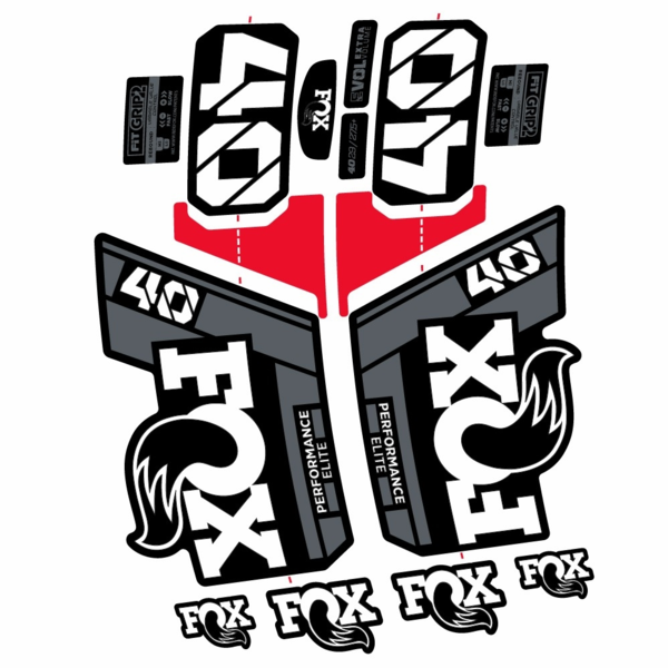 FOX 40 Performance Elite 2022 Pegatinas en vinilo adhesivo Horquilla (6)