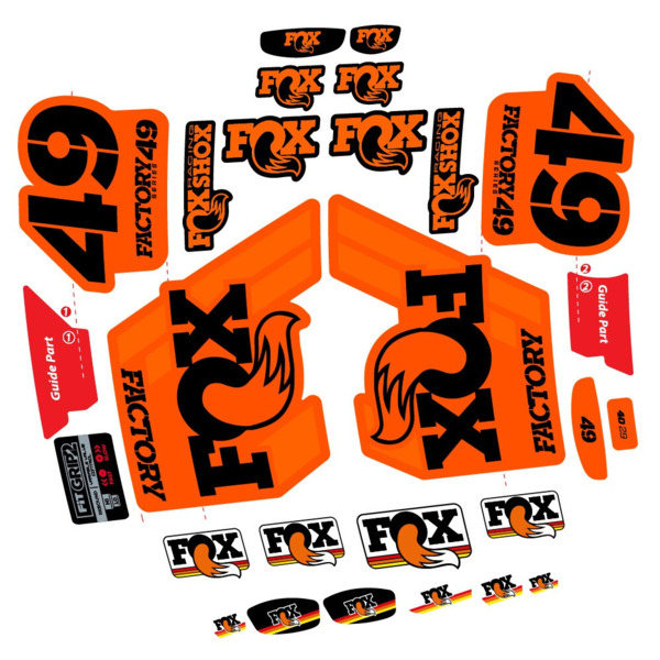 Fox 49 Factory 2019 Pegatinas en vinilo adhesivo Horquilla (11)