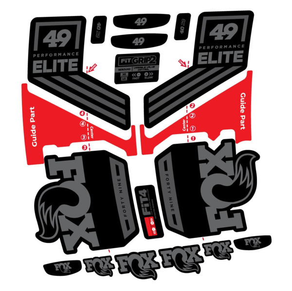 Fox 49 Performance Elite 2019 Pegatinas en vinilo adhesivo Horquilla (7)