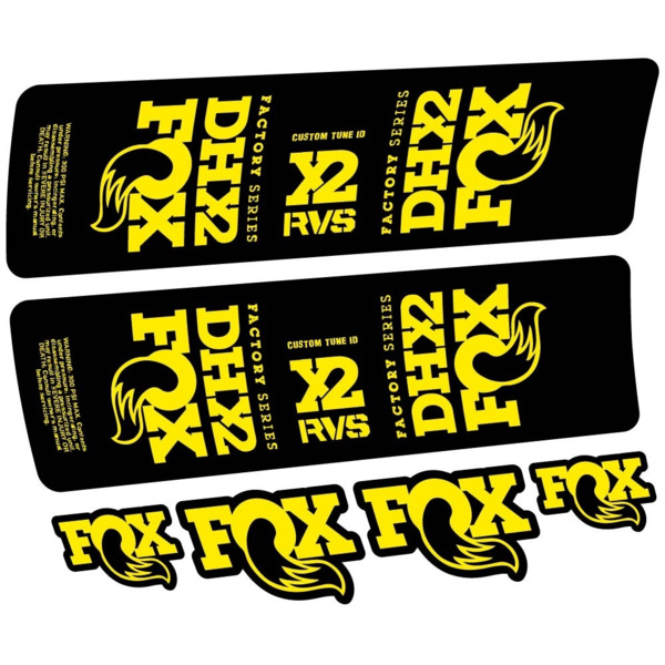 Fox DHX2 2019 Pegatinas en vinilo adhesivo Amortiguador (3)