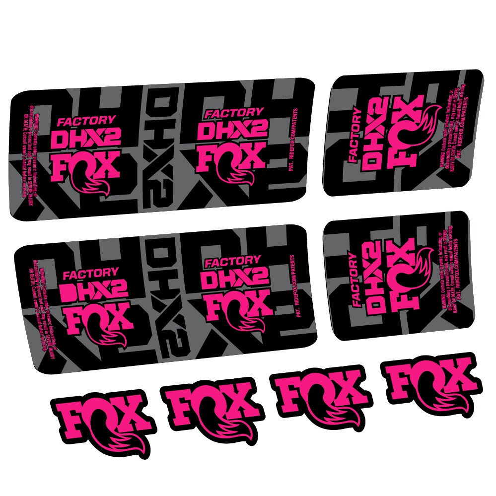 Fox DHX2 Factory Pegatinas en vinilo adhesivo Amortiguador (21)