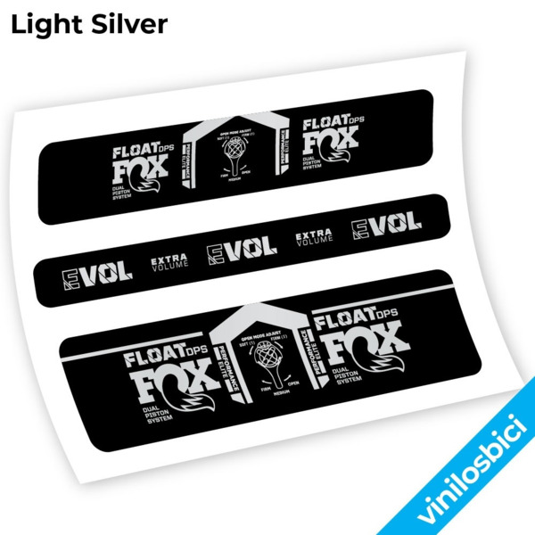 Fox DPS Elite 2021 Pegatinas en vinilo adhesivo amortiguador (10)
