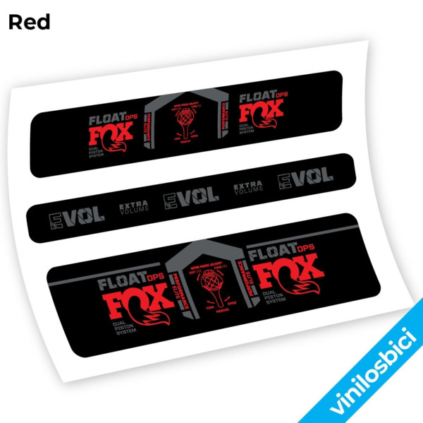 Fox DPS Elite 2021 Pegatinas en vinilo adhesivo amortiguador (20)