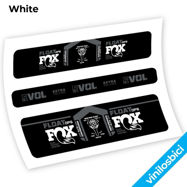 Fox DPS Elite 2021 Pegatinas en vinilo adhesivo amortiguador (23)