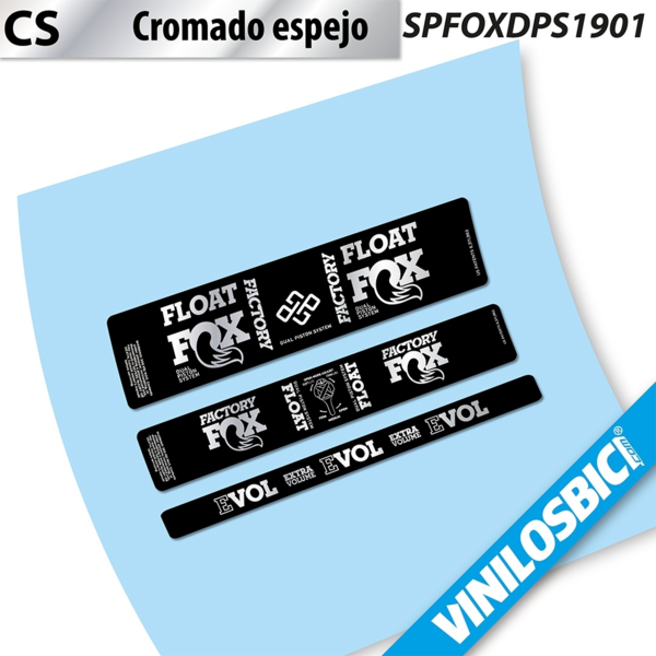 Fox DPS factory 2019 pegatinas en vinilo adhesivo amortiguador (2)