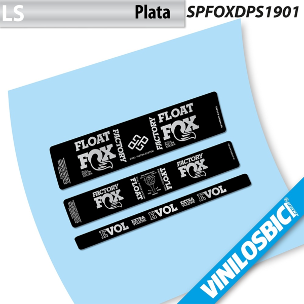 Fox DPS factory 2019 pegatinas en vinilo adhesivo amortiguador (3)