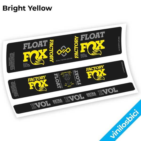 Fox DPS factory 2019 pegatinas en vinilo adhesivo amortiguador (4)
