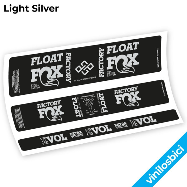 Fox DPS factory 2019 pegatinas en vinilo adhesivo amortiguador (10)