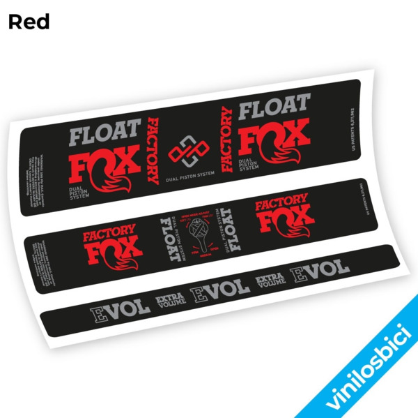 Fox DPS factory 2019 pegatinas en vinilo adhesivo amortiguador (20)